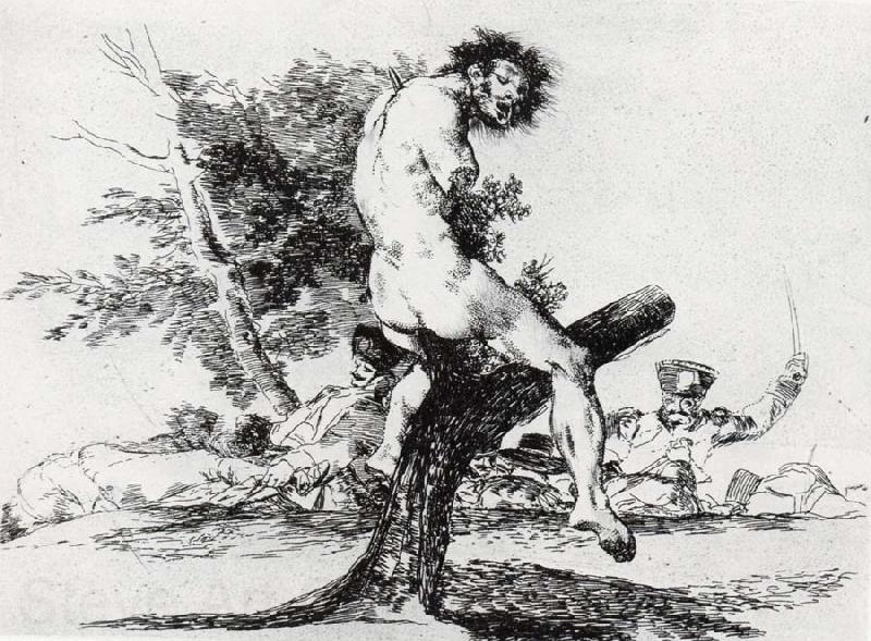 Francisco Goya Esto es peor France oil painting art